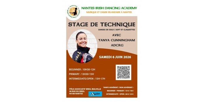 Danse irlandaise - Stage technique