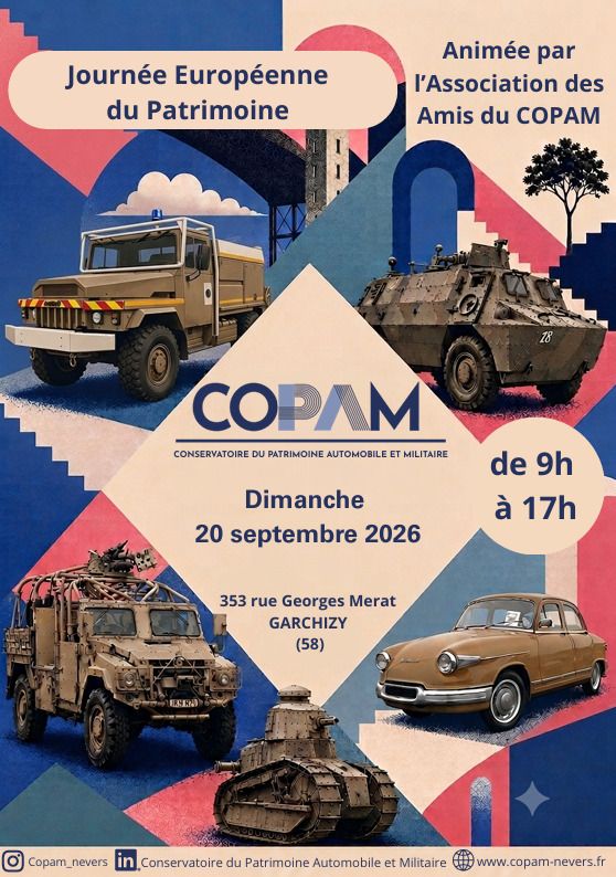 Visite du Conservatoire du Patrimoine Automobile et Militaire