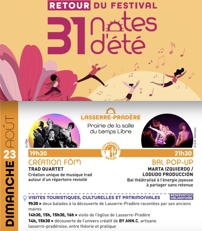 Festival 31 notes d'été à Lasserre-Pradère