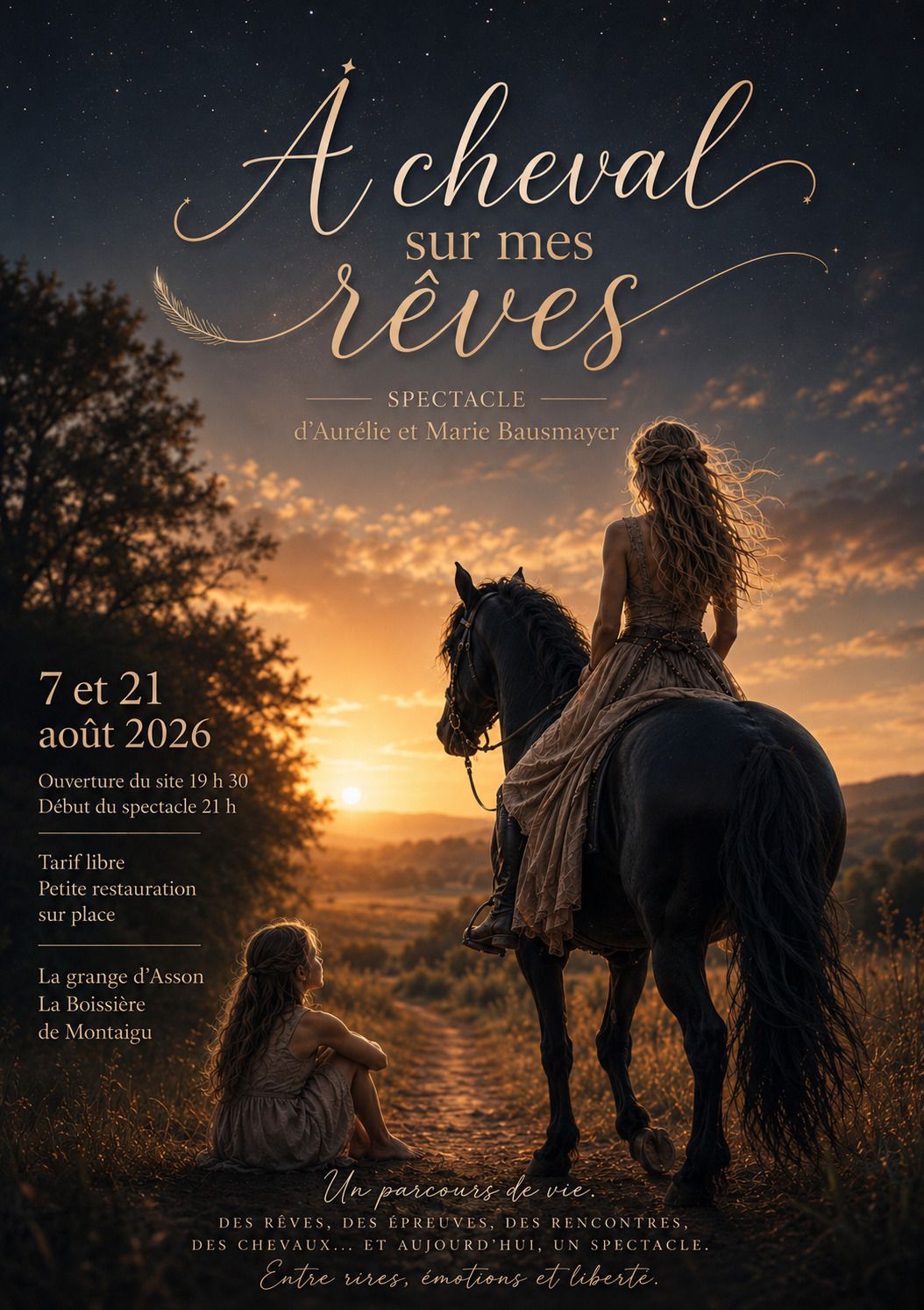 Spectacle équestre "A cheval sur mes rêves"