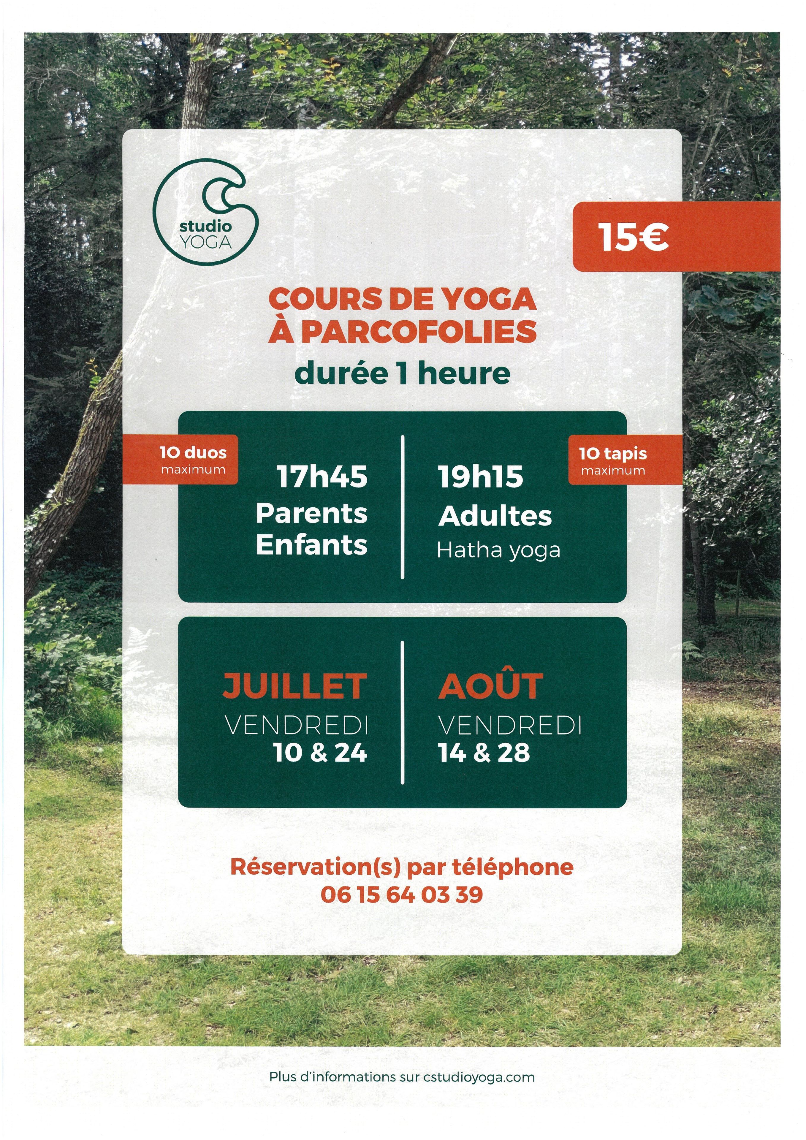 Cours de yoga