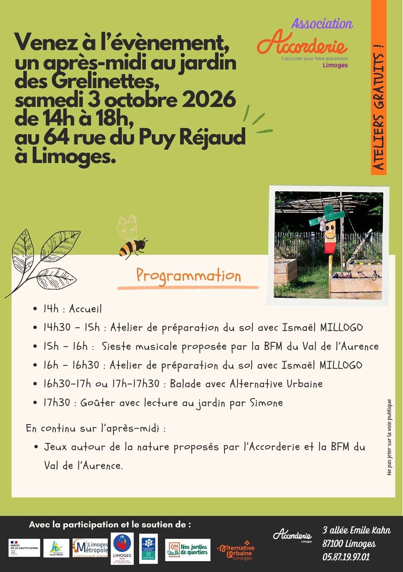 Un après-midi au jardin des Grelinettes