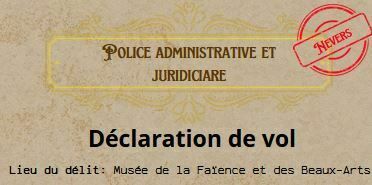Enquête au musée