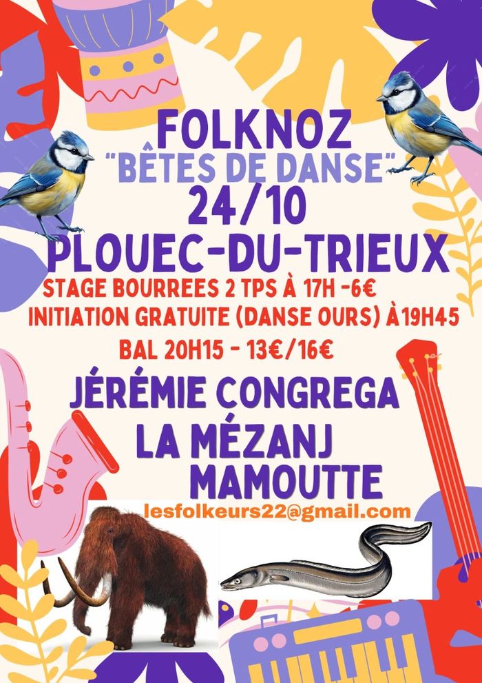 Affiche — FOLKNOZ "Bêtes de danse"