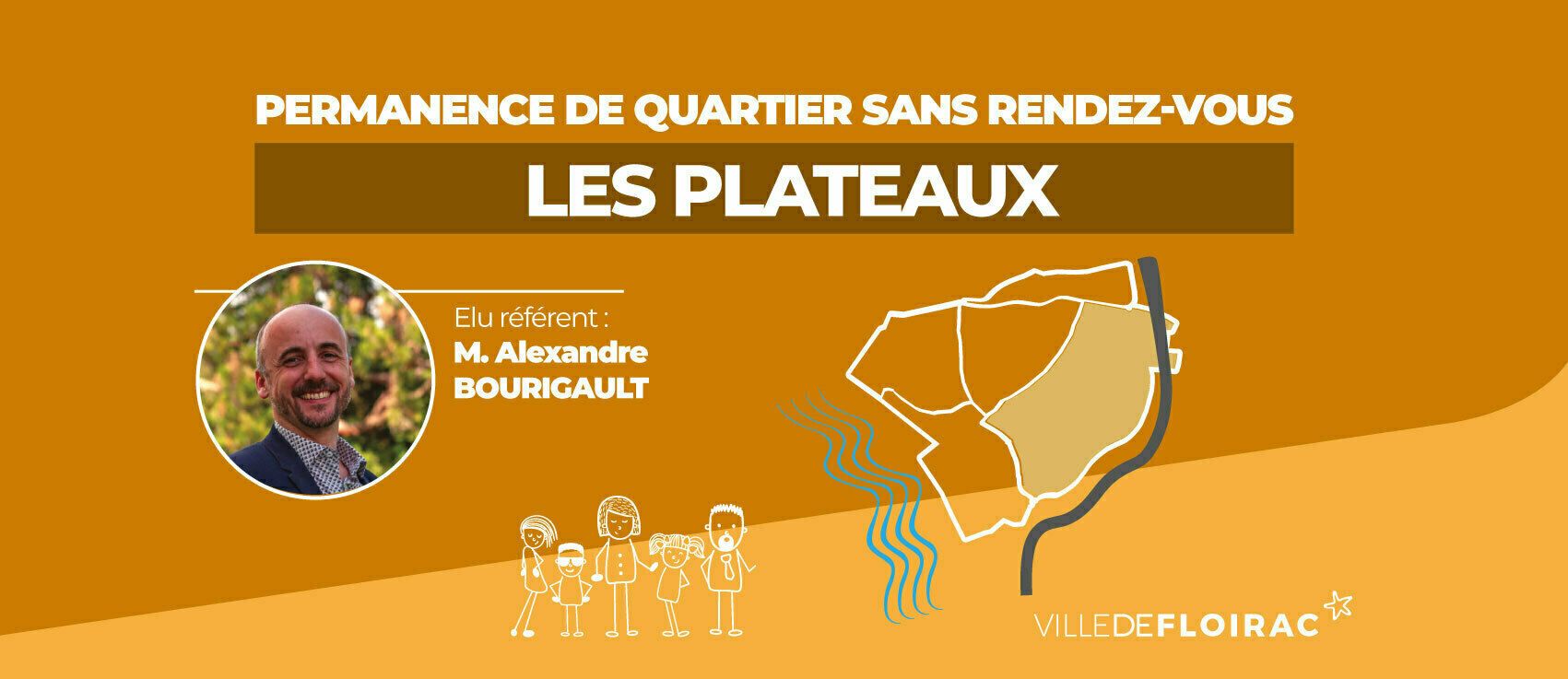 Les Plateaux : Permanence élu de quartier
