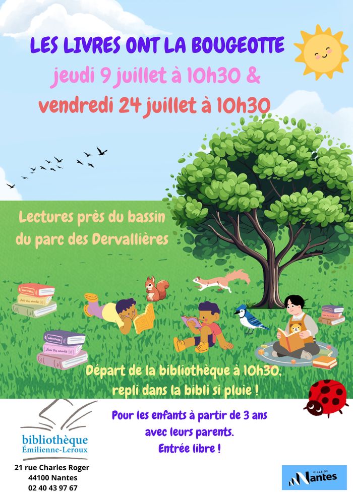 Les livres ont la bougeotte