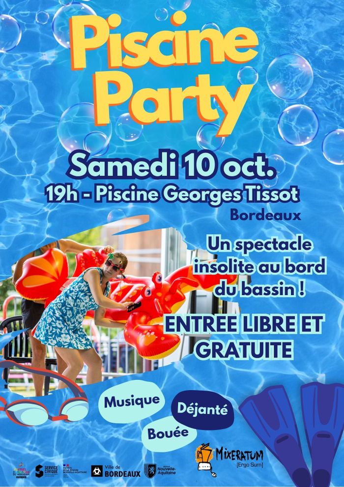 Piscine Party - Collectif Mixeratum Ergo Sum