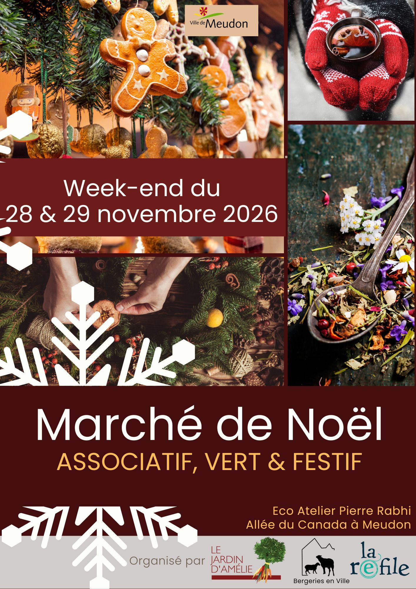 Marché de Noël Associatif, Vert & Festif
