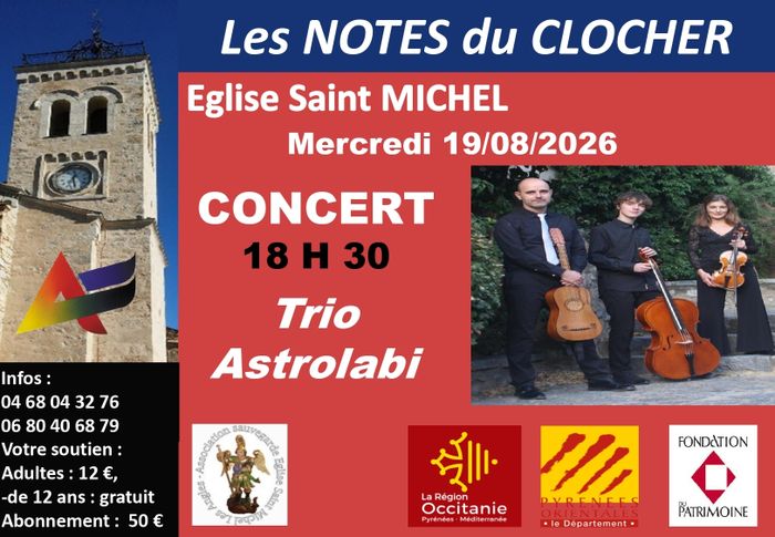 Les Notes du clocher - Concert Trio Astrolabi
