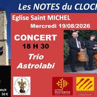 Les Notes du clocher - Concert Trio Astrolabi