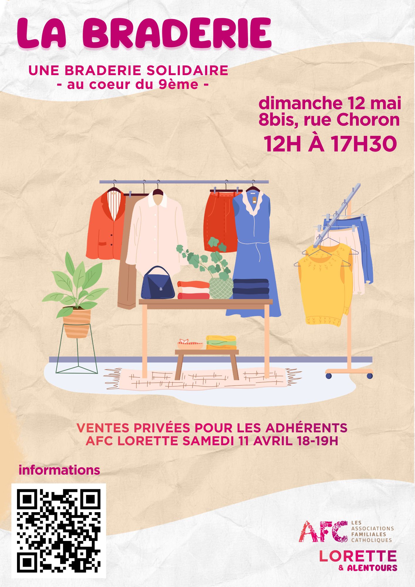 BRADERIE 8 NOVEMBER