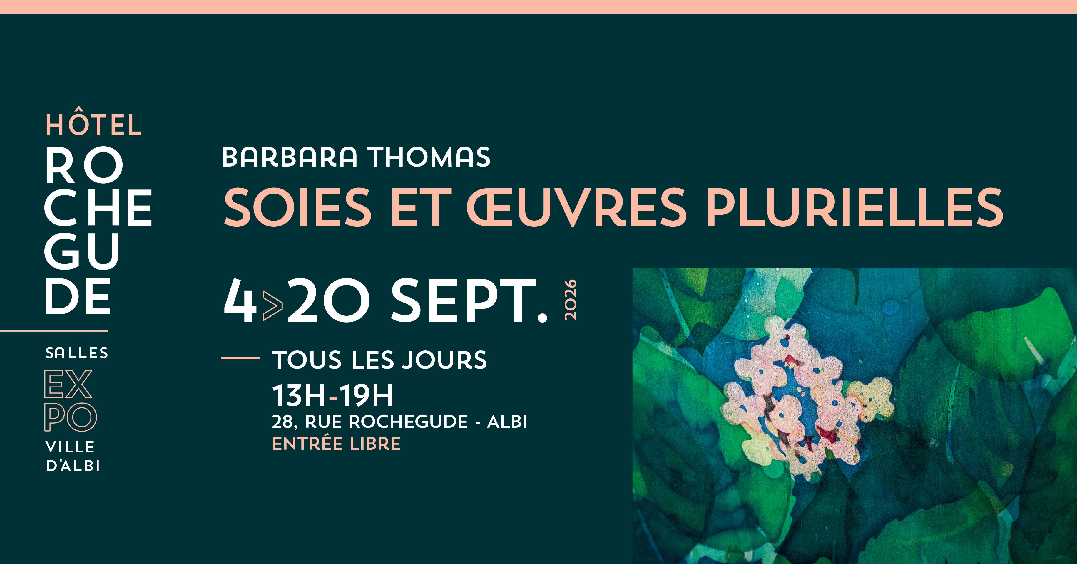 Exposition "Soies et œuvres plurielles" de Barbara Thomas