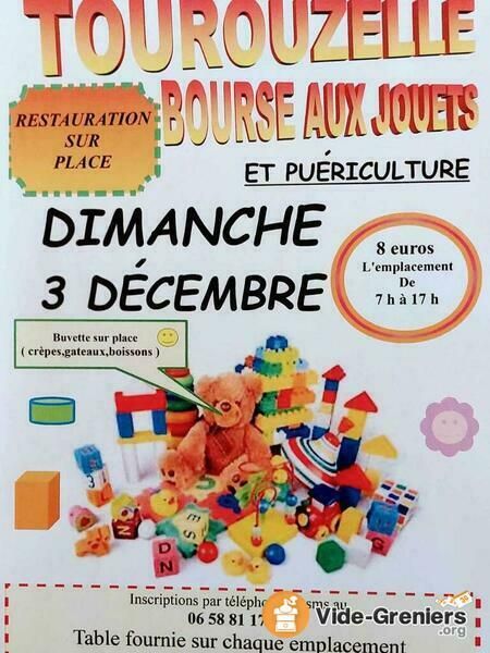 Bourse aux jouets, vêtements et puériculture