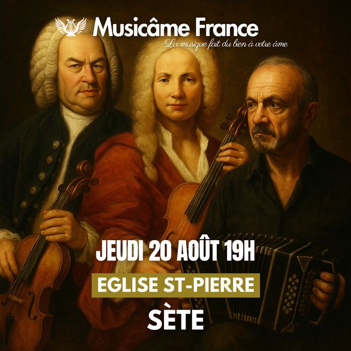 Affiche — Concert à Sète : Vivaldi x Bach x Piazzolla
