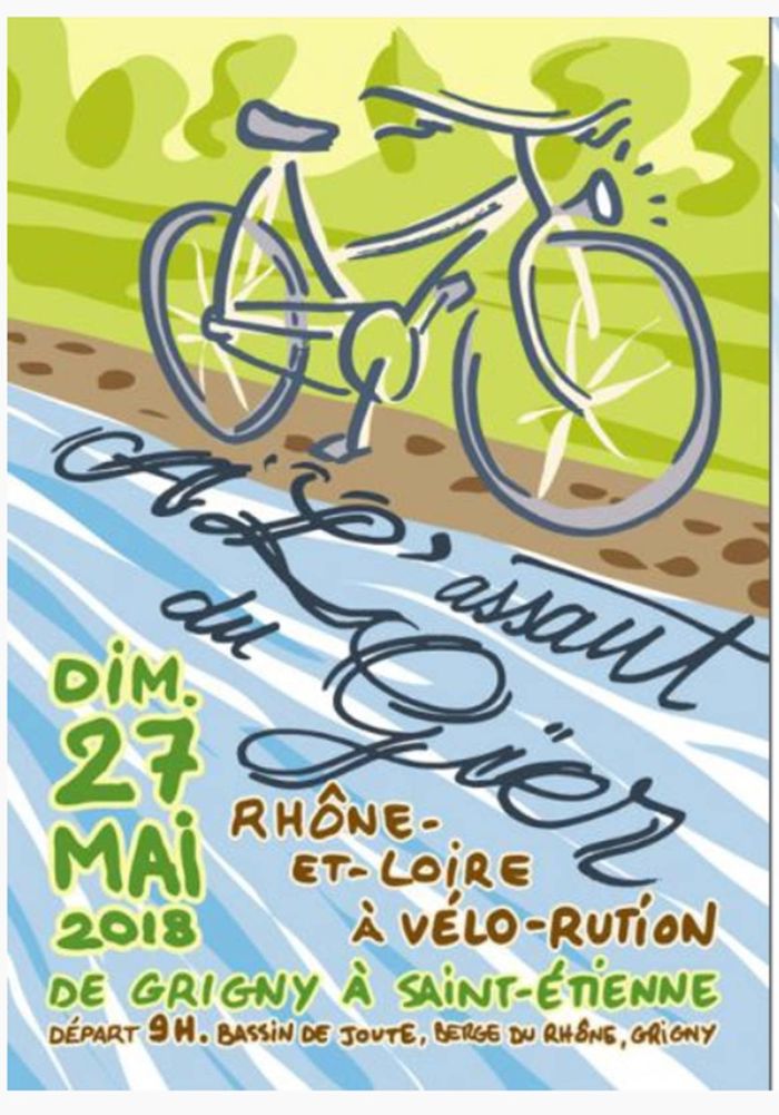 (évènement festif) A l'assaut du Gier : Rhône et Loire à Vélo-rution de Grigny à Saint-Etienne