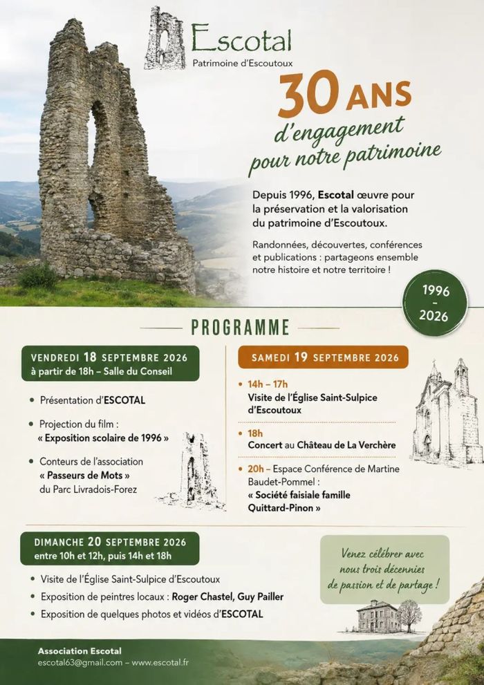 Anniversaire de l'association ESCOTAL