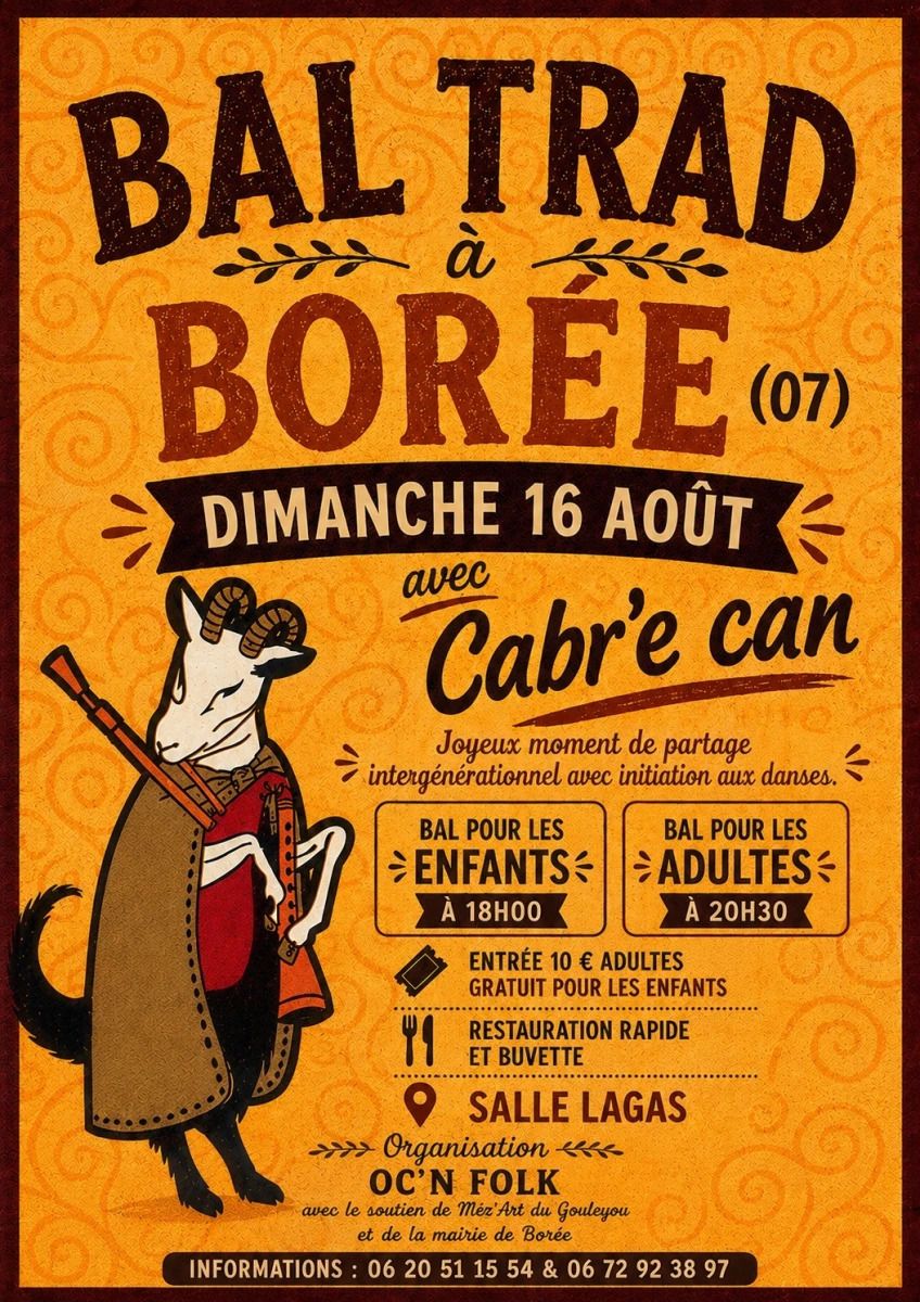 Bal trad à Borée