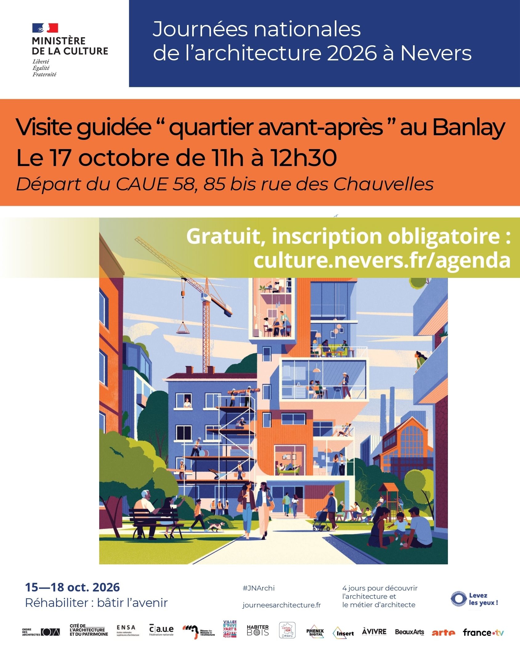 Visite guidée avant / après : le quartier du Banlay