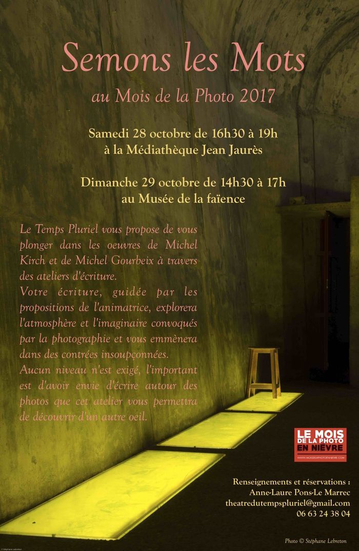 SEMONS LES MOTS - Atelier d'écritures au musée de la faïence et des beaux-arts "Exposition Michel Kirch"
