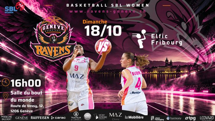Ravens de Genève contre Fribourg - SBL Women league