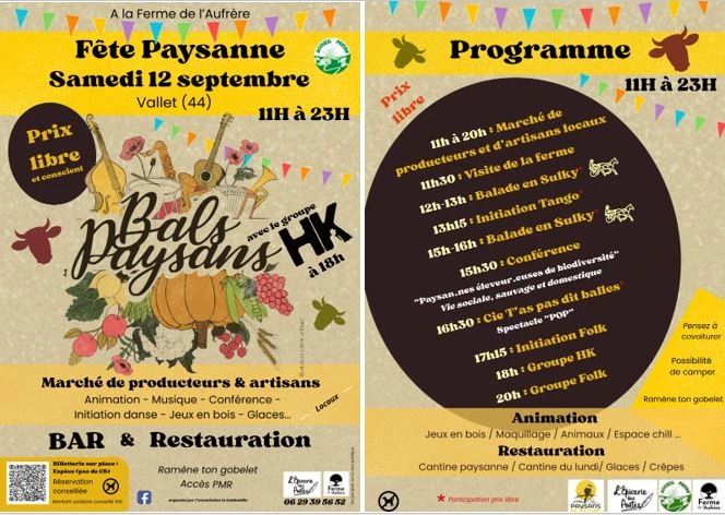 Affiche — Fête paysanne