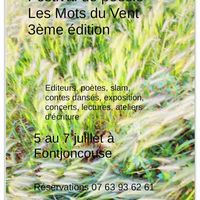 Festival De Poésie : Les Mots Du Vent - 3ème Edition