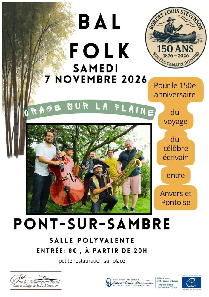 Affiche — Bal folk orage sur la plaine "stevenson"