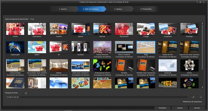 Organiser et retoucher vos photos , créer un diaporama
