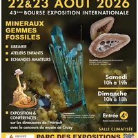 Bourse aux minéraux et fossiles de Narbonne 2026