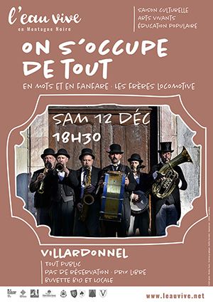 On s’occupe de tout- 
Compagnie Les frères locomotives- En mots et en fanfare