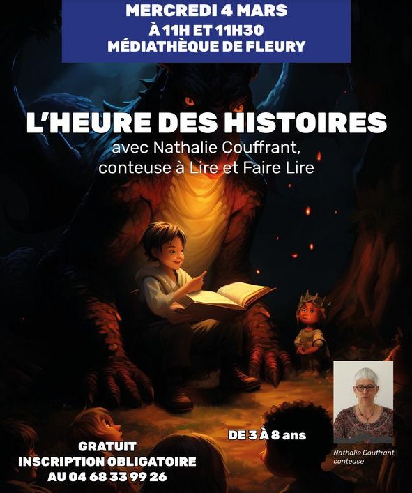 Médiathèque Fleury d'Aude - L’Heure des histoires