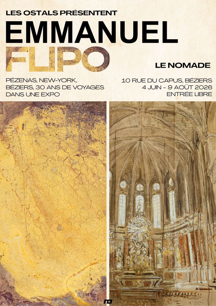 Expo "Le Nomade" d'Emmanuel Flipo