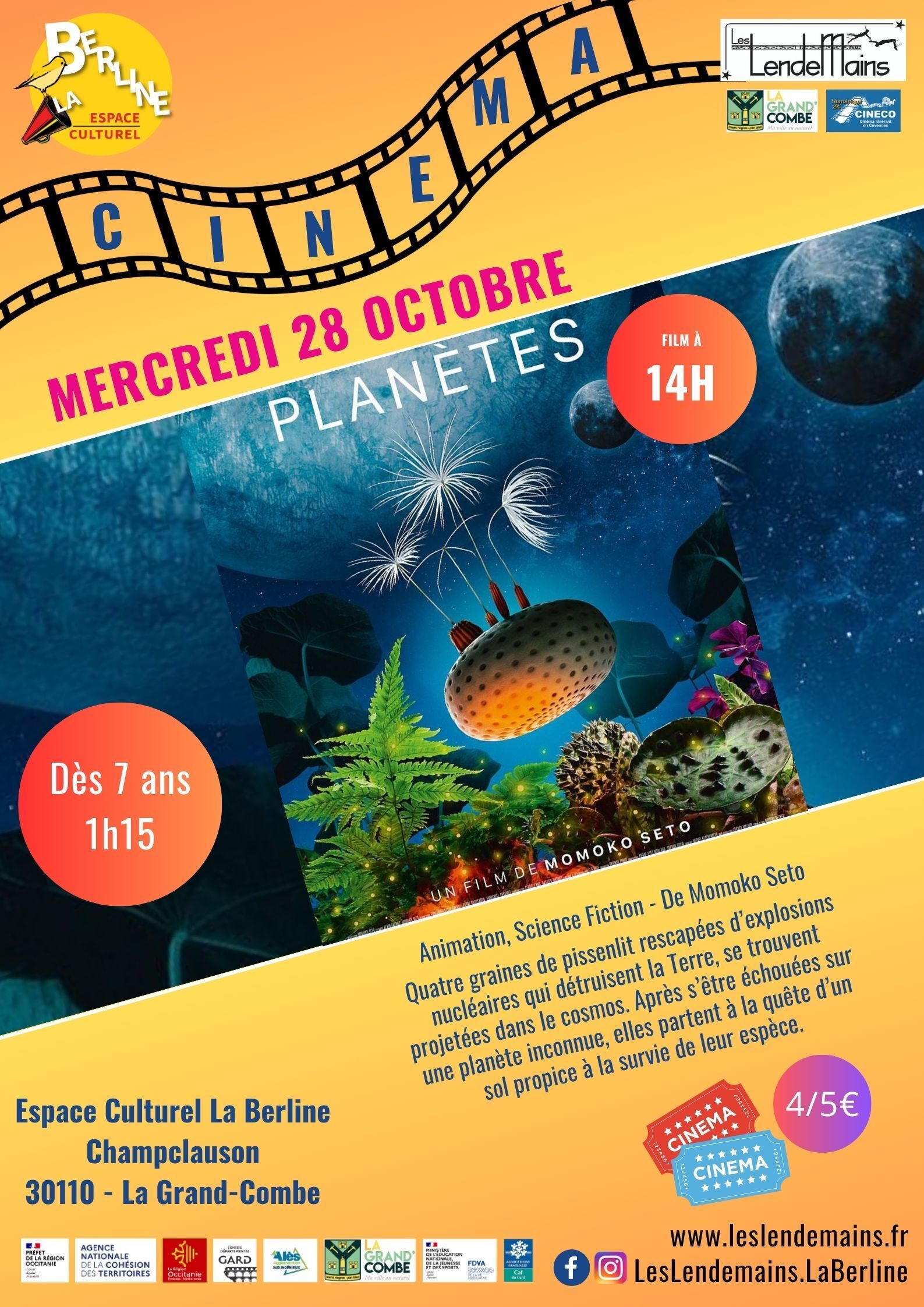Cinéma à La Berline