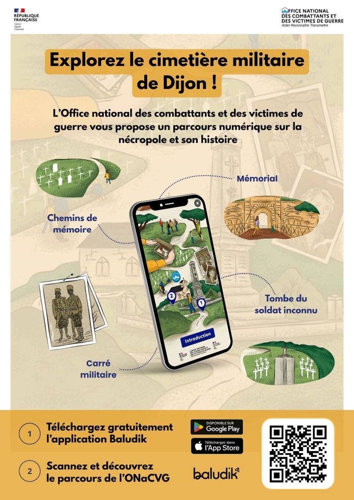 Parcours Baludik : Déambulation à travers les conflits contemporains au cimetière de Dijon