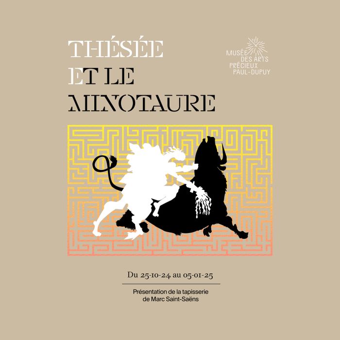 « Thésée et le Minotaure » Présentation de la tapisserie de Marc Saint-Saëns