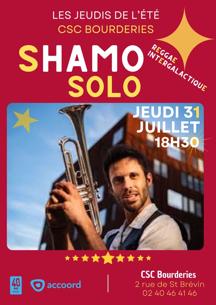 Concert Shamo Solo + temps convivial