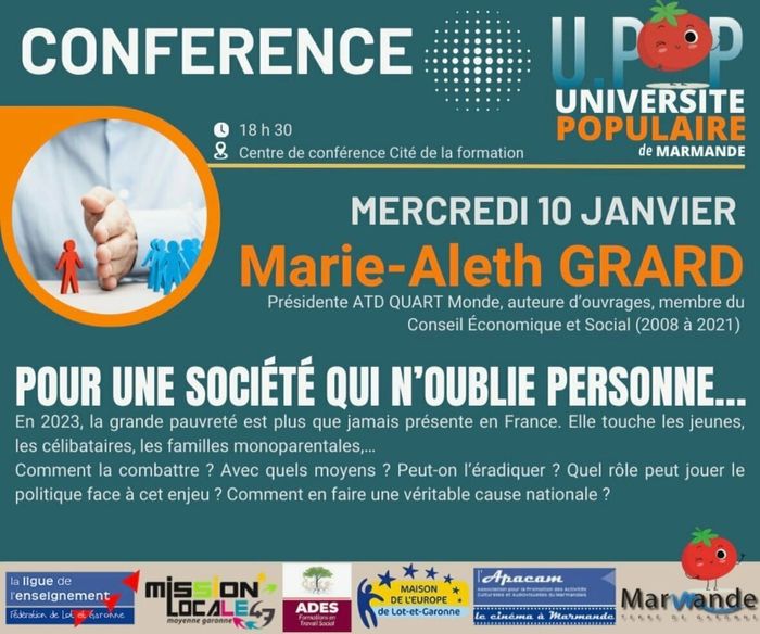 Conférence à l'U.POP de Marmande