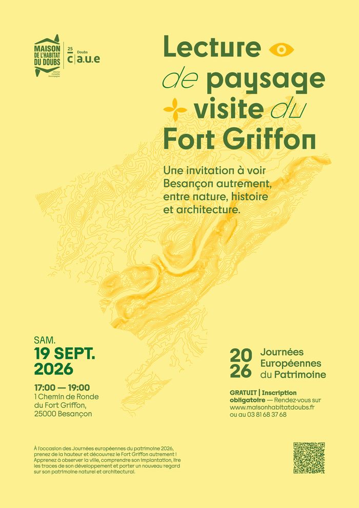 Lecture de paysage et visite du Fort Griffon à Besançon