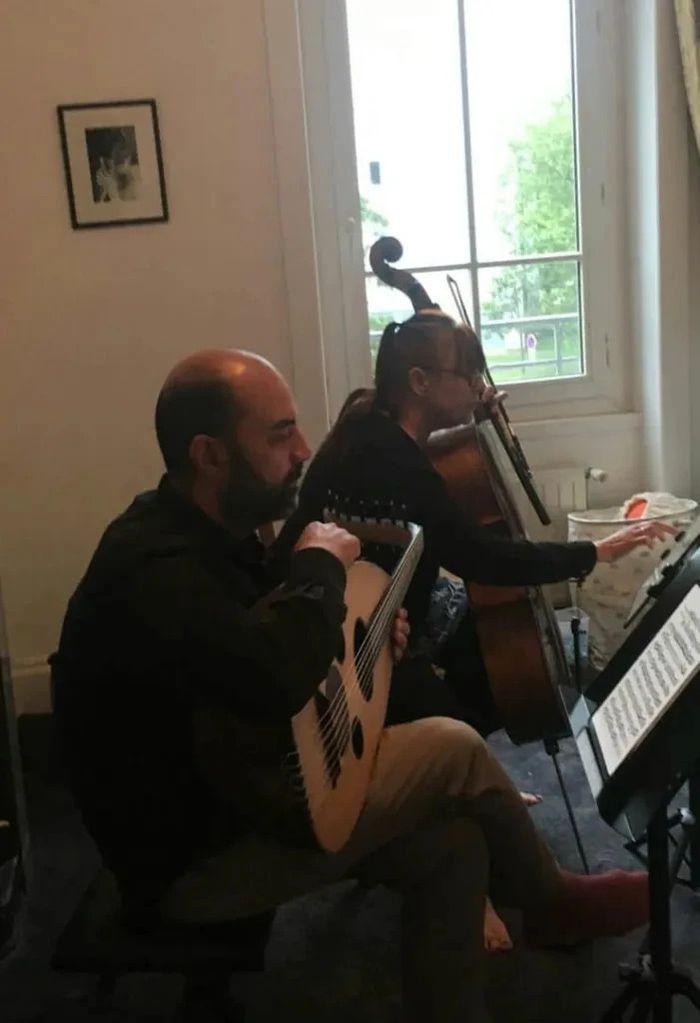 Affiche — Concert de Basem Al-Ashkar et Emmanuelle Miton