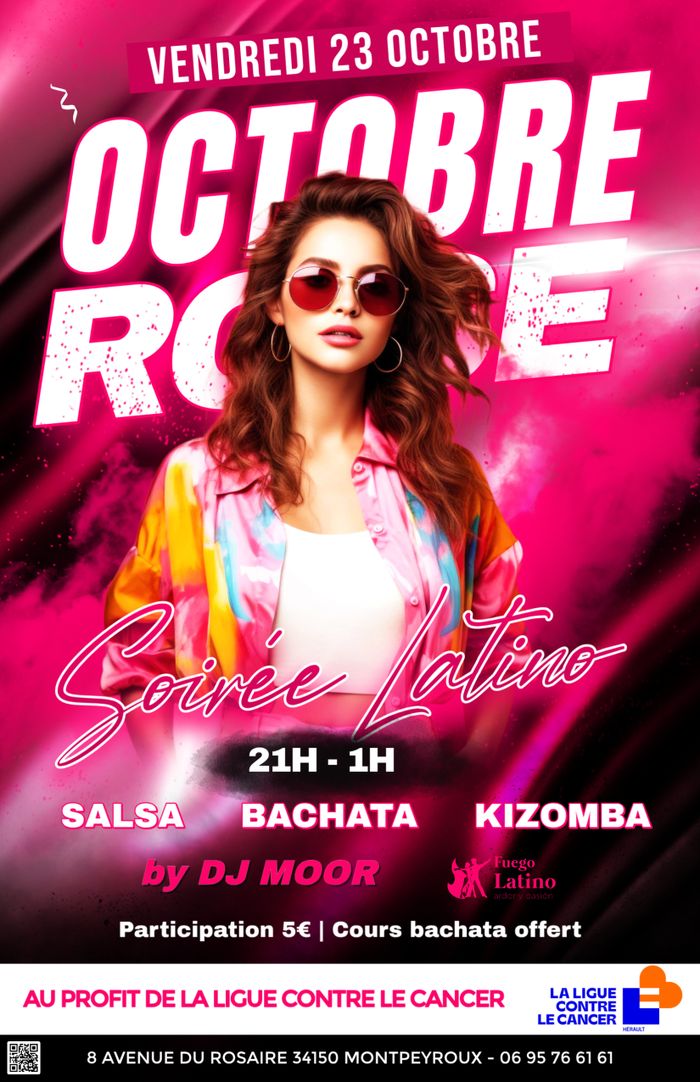 Soirée Latino – Octobre Rose
