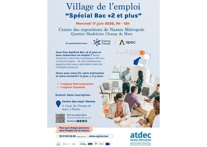Village de l’emploi - spécial Bac+2 et plus