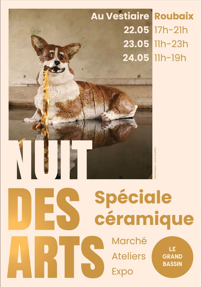 Nuit des Arts 100% céramique au Vestiaire