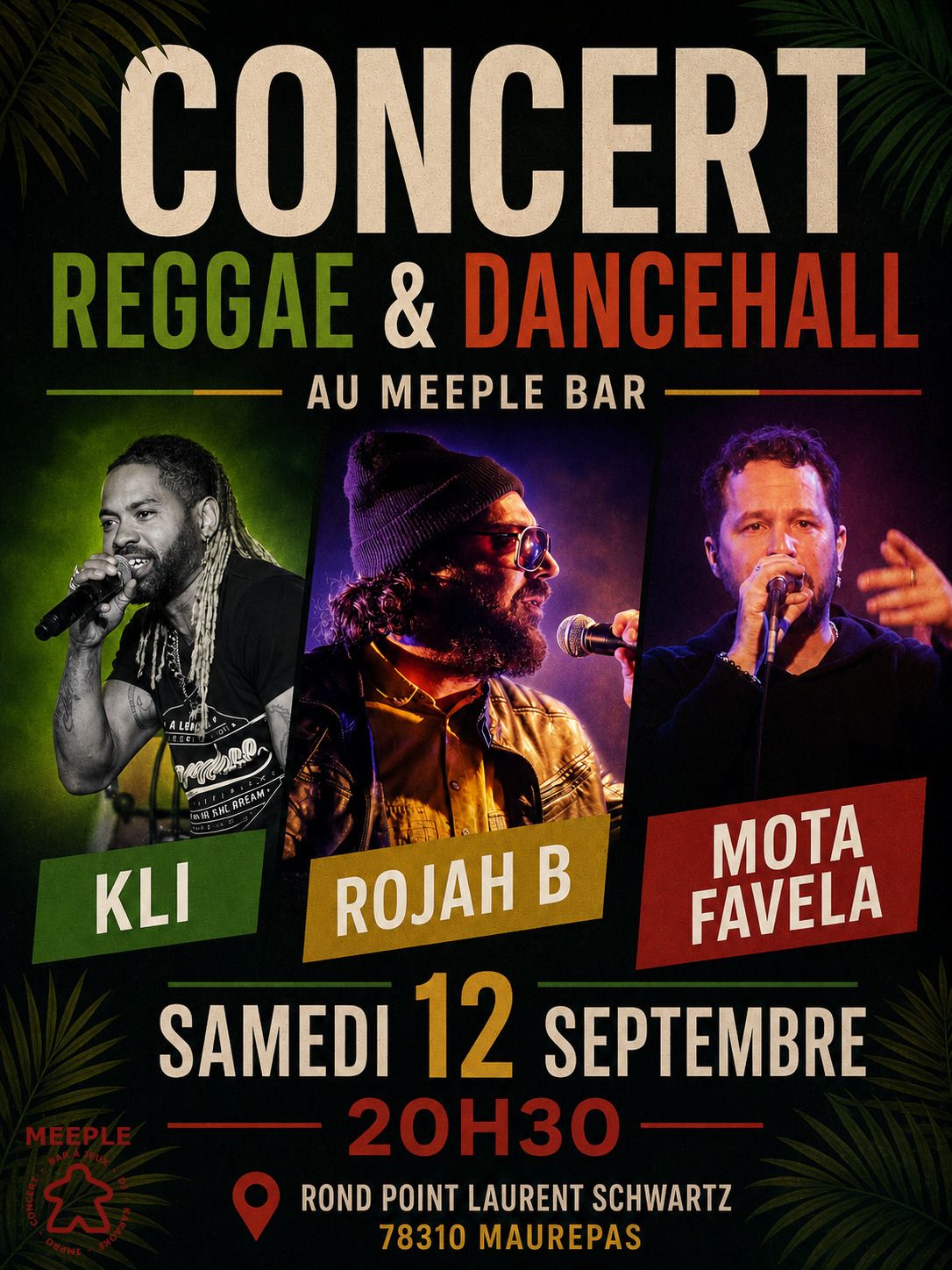Concert Reggae & Dancehall au Meeple Bar