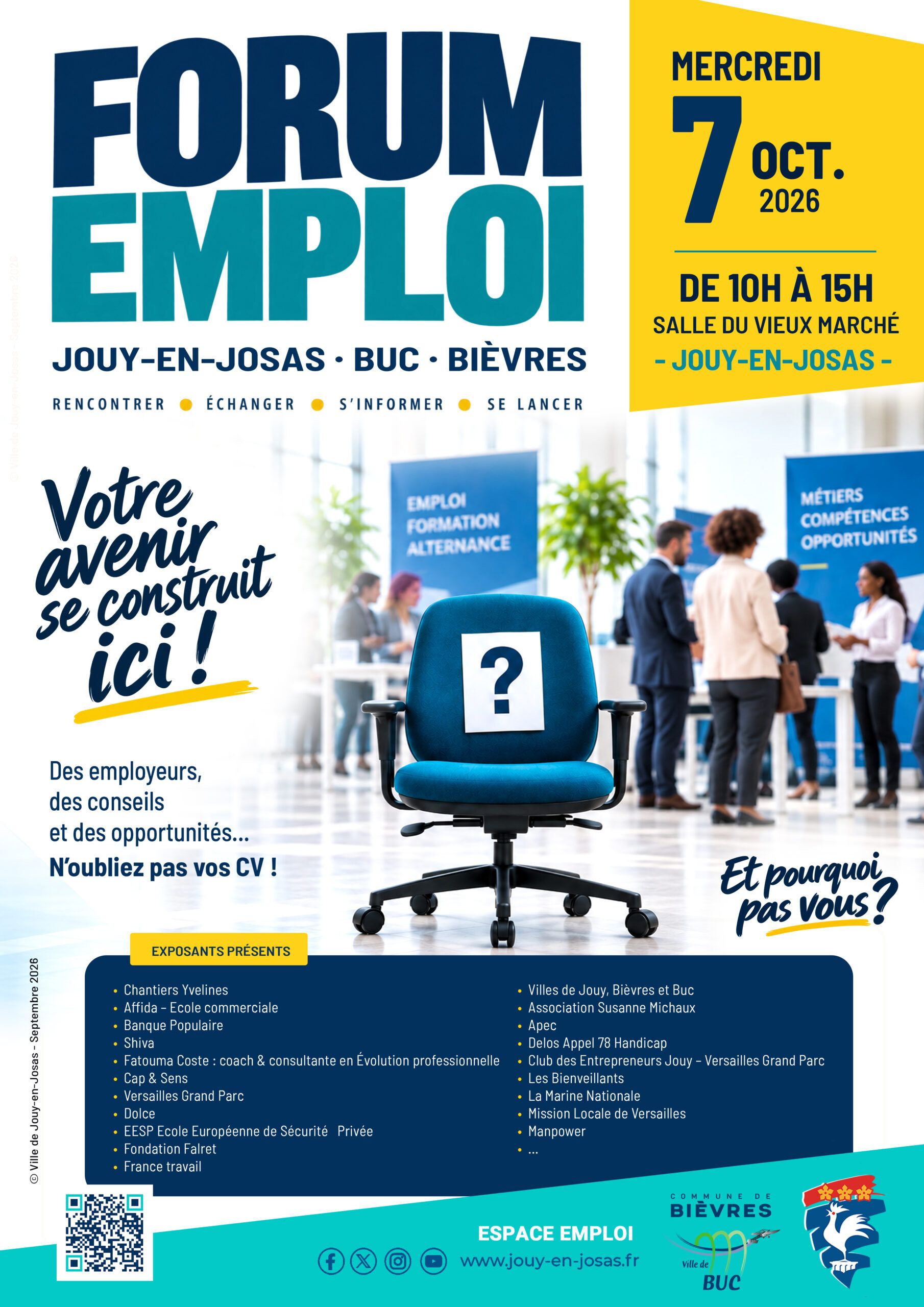 Forum de l’Emploi de Jouy-en-Josas - Bièvres - Buc
