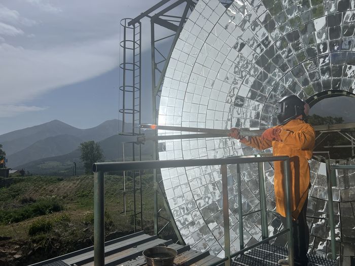 Visite guidée du four solaire de Mont-Louis