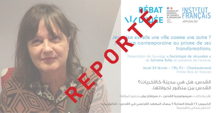 REPORTE - Conférence : Jérusalem est-elle une ville comme une autre ? Jérusalem contemporaine au prisme de ses transformations.