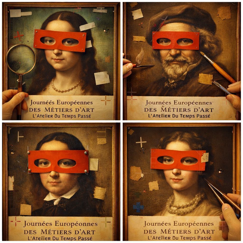 Visite d'un atelier de restauration d’œuvres d'art