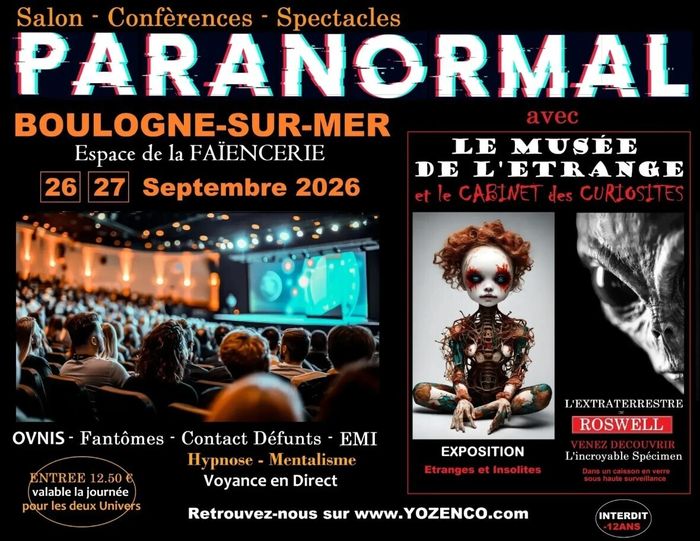 Salon du Paranormal au l'Espace de la Faiencerie à Boulogne-sur-Mer