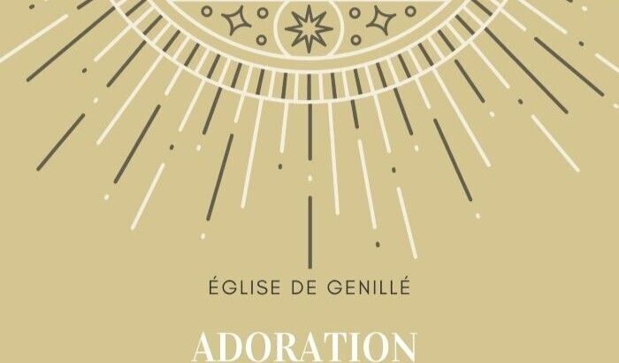 Adoration du Saint Sacrement à l'église de Genillé