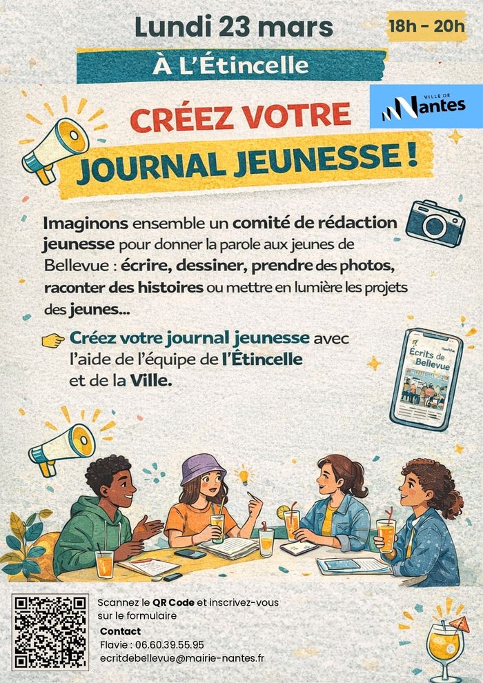 Apéro discussion - Créez votre journal jeunesse !